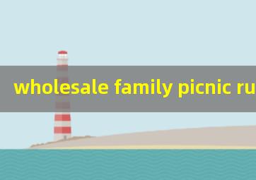 wholesale family picnic rug